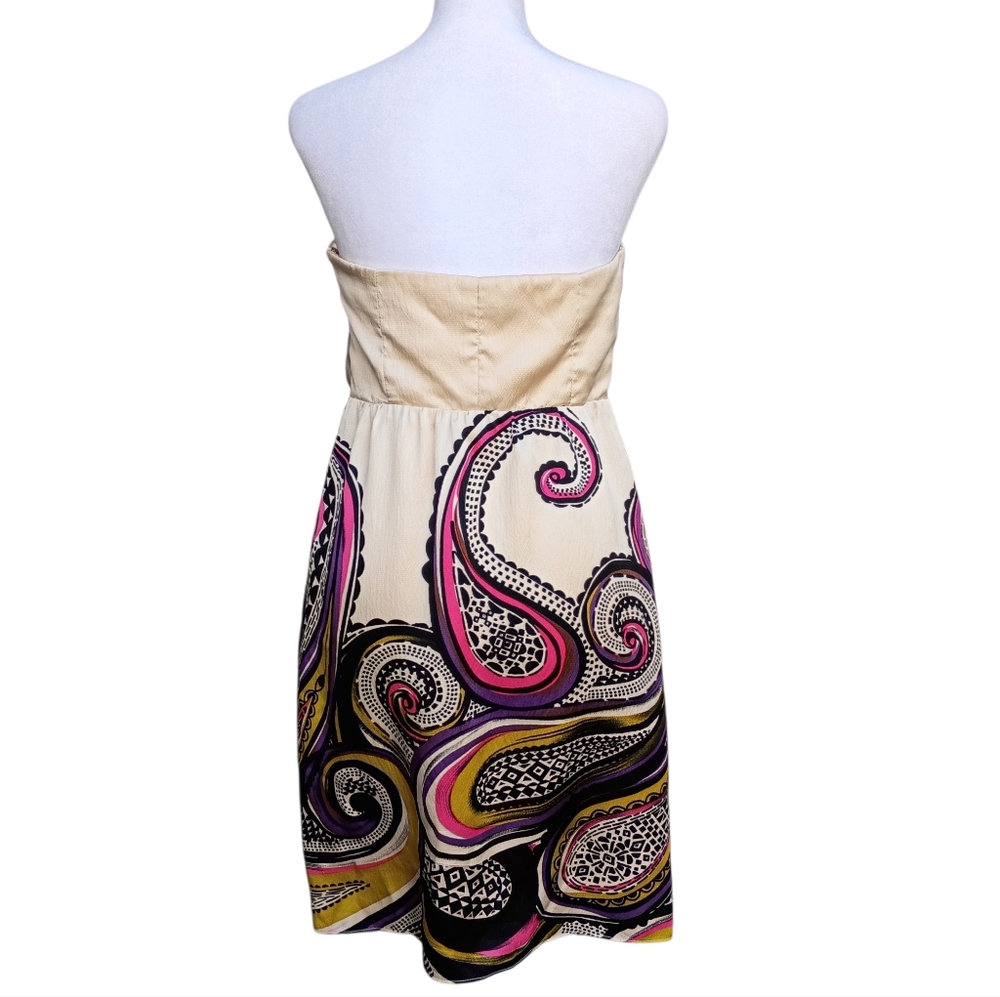 Liquid Silk Vintage Strapless Dress Size 4 - Picture 2 of 7